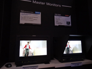 「技術展示」に後退したFEDマスタモニタ試作機。右は現行のCRTモニタ